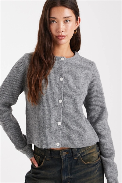 Мягкий вязаный кардиган с длинными рукавами артикул 149965366