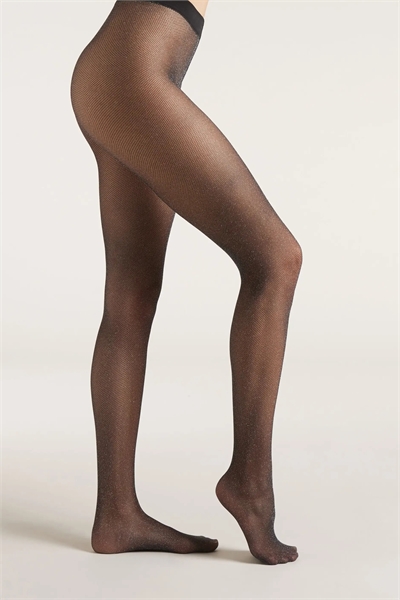 Колготки из микросетки плотностью 50 ден с блестками артикул 153375005