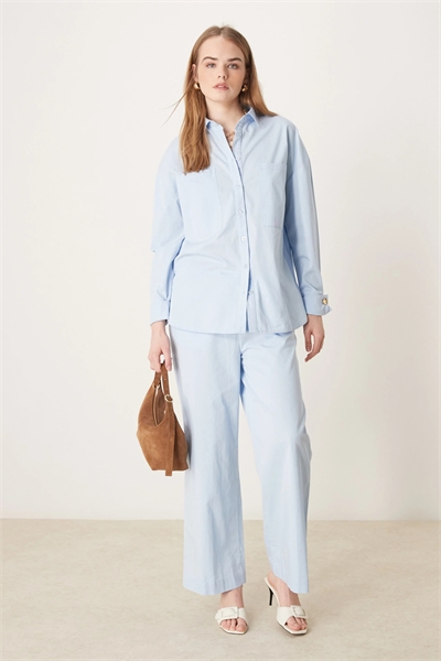 Брюки свободного кроя из хлопка co-ord артикул 140464695