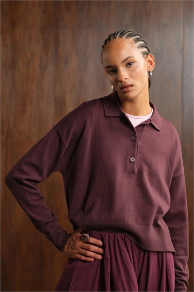 Трикотажная рубашка в стиле регби с четкой формой артикул 145954660