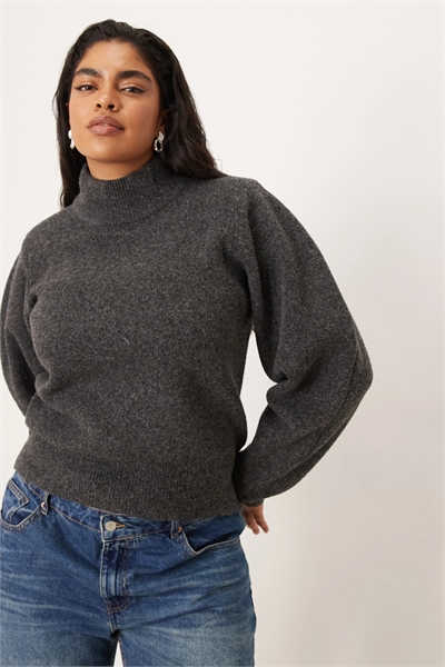 ASOS DESIGN: свитер с завышенной талией, плечевыми накладками и рукавами экстремальной длины артикул 150177500