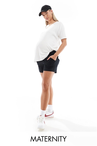 Шорты для беременных Mamalicious с завышенной талией артикул 134928505