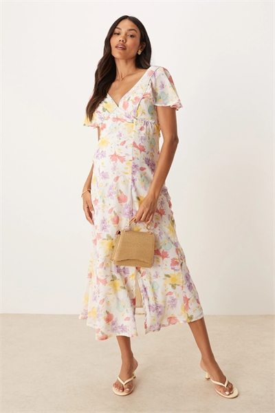 Платье-миди в стиле «ти-шот» с декоративными швами от ASOS DESIGN для беременных артикул 135003357