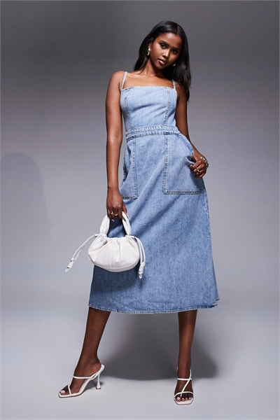 Лёгкое льняное платье средней длины «Fit for Success» артикул 145948696