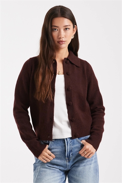 Кардиган с воротником артикул 151341219