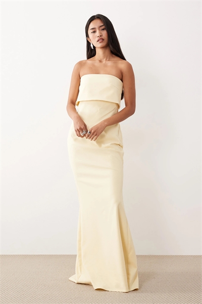 Макси-платье «Bridesmaids Julia» с отложным лифом и открытыми плечами артикул 151417369