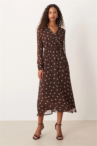 Платье-миди с запахом спереди артикул 150938567