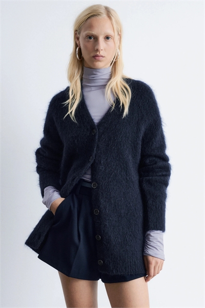 Кардиган на пуговицах из смешанной шерсти артикул 151749732