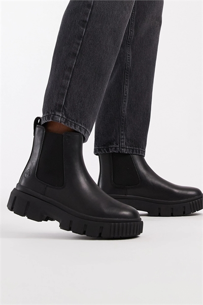 Ботинки «Челси» в сером цвете артикул 132400383