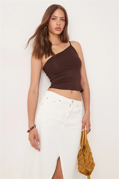 Одноплечевая базовая кофта артикул 148028285