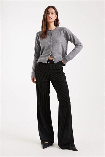 Брюки с низкой посадкой в тонкую полоску артикул 155035269