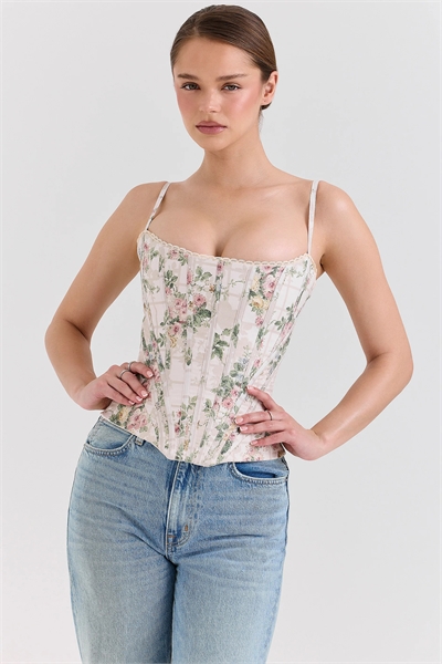 Топ-корсет из хлопка Cady артикул 148613555