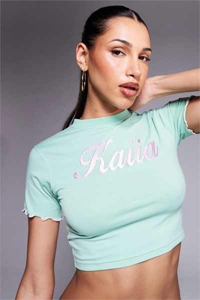 Детская футболка с логотипом в виде вихря, выполненным в технике вышивки, с высоким содержанием хлопка co-ord артикул 141796793