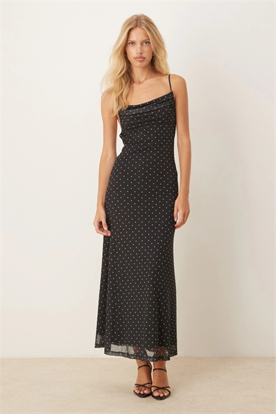 Платье-миди из сетчатой ткани артикул 149595710