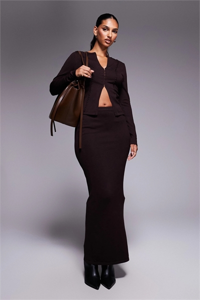 Трикотажная юбка-колода макси co-ord артикул 148708649