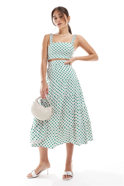 Многослойная юбка макси артикул 143713618