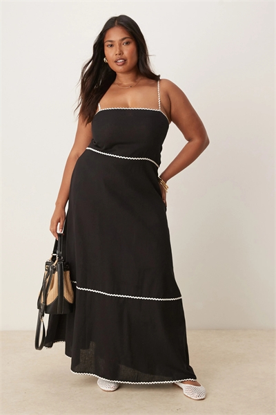 Эксклюзивное пляжное платье макси с тесьмой «рик-рак» артикул 147016521