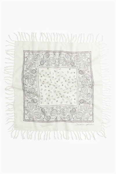 Бандана из хлопка с бахромой артикул 1267745005