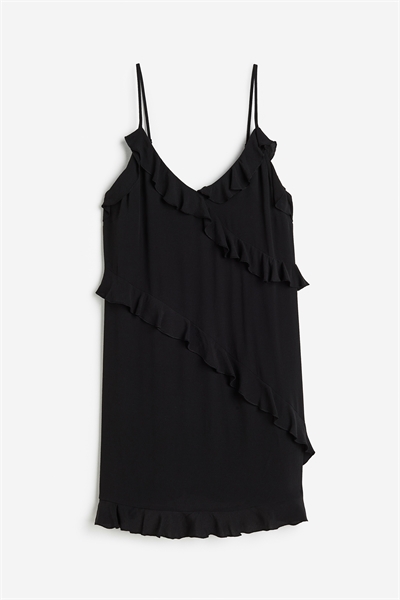 Платье из крепа с отделкой воланами артикул 1176002001