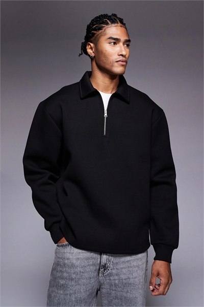 Свитшот с длинной застежкой-молнией артикул 149136910