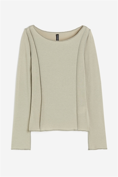 Топ с длинными рукавами с плоскими швами артикул 1217380001