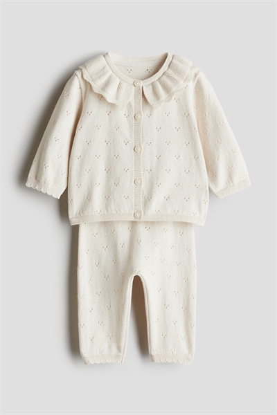 Комплект из 2 частей из хлопкового трикотажа артикул 1248170004