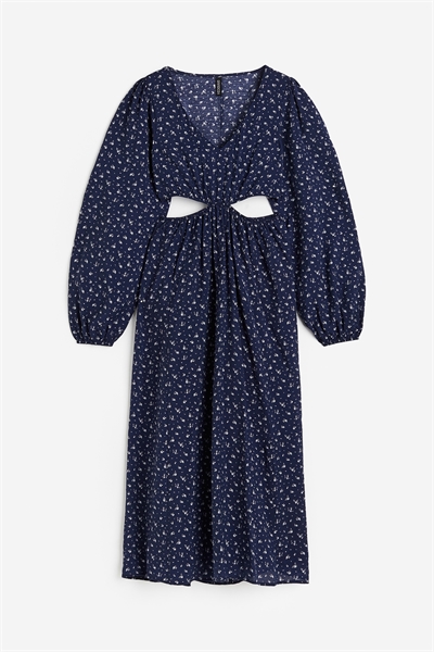 Платье с вырезом с воздушными рукавами артикул 1167425002