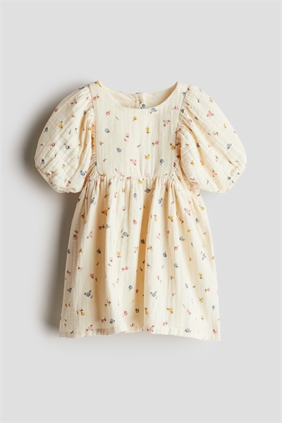 Хлопковое платье из муслина артикул 1199571005