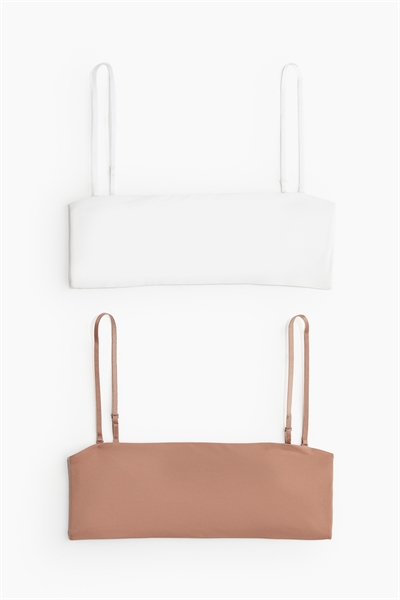 Бюстгальтеры-бандо из микрофибры с мягкой подкладкой 2 шт. артикул 1238128002