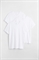 Комплект из 3 футболок с V-образным вырезом и облегающим кроем - Фото 12462165