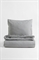 Узорчатое постельное белье для односпальной кровати - Фото 12472358