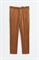 Бархатные костюмные брюки узкого кроя - Фото 12474743