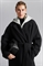 Шерстяное пальто широкого покроя с поясом - Фото 12490398