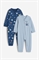 Хлопковая пижама с принтом 2 шт. - Фото 12491026