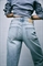 Мешковатые низкие джинсы - Фото 12498270