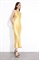 Облегающее атласное платье-миди - Фото 12500941