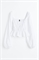 Блузка с пеплумом и рукавами-баллонами - Фото 12505525