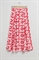 Расклешенная юбка с принтом и высоким поясом - Фото 12523262