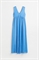 Длинное платье с V-образным вырезом - Фото 12534474