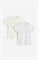 Комплект из 2 ребристых рубашек - Фото 12542073