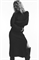 Трикотажное платье с объемными рукавами - Фото 12563125
