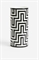 Фарфоровая ваза с графическим узором - Фото 12565407