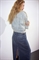 Джинсовая юбка макси - Фото 12585811