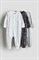 Пижамы из хлопкового трикотажа в упаковке по 3 штуки - Фото 12598693