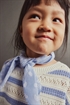 Узорчатый хлопковый шарф - Фото 12604098