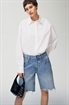 Мешковатые низкие джинсовые шорты - Фото 12611024