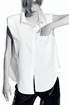 Блузка без рукавов с подплечниками - Фото 12620629