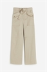 Хлопковые брюки с поясом 1235433001 - Фото 12623825