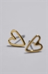 Серьги-шпильки в форме сердца - Фото 12625659