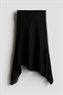 Асимметричная юбка с кружевом - Фото 12628399